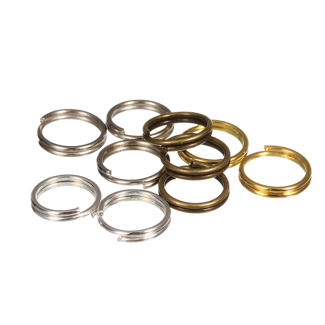 Jewelry Making Closed Jump Rings - 50-200 adet 4-20mm Metal Açık Halka