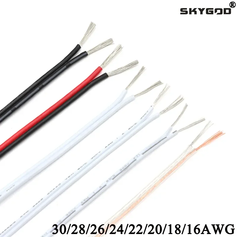 Wire 22 Gauge Copper - 2 ~ 50 m UL2468 elektrik