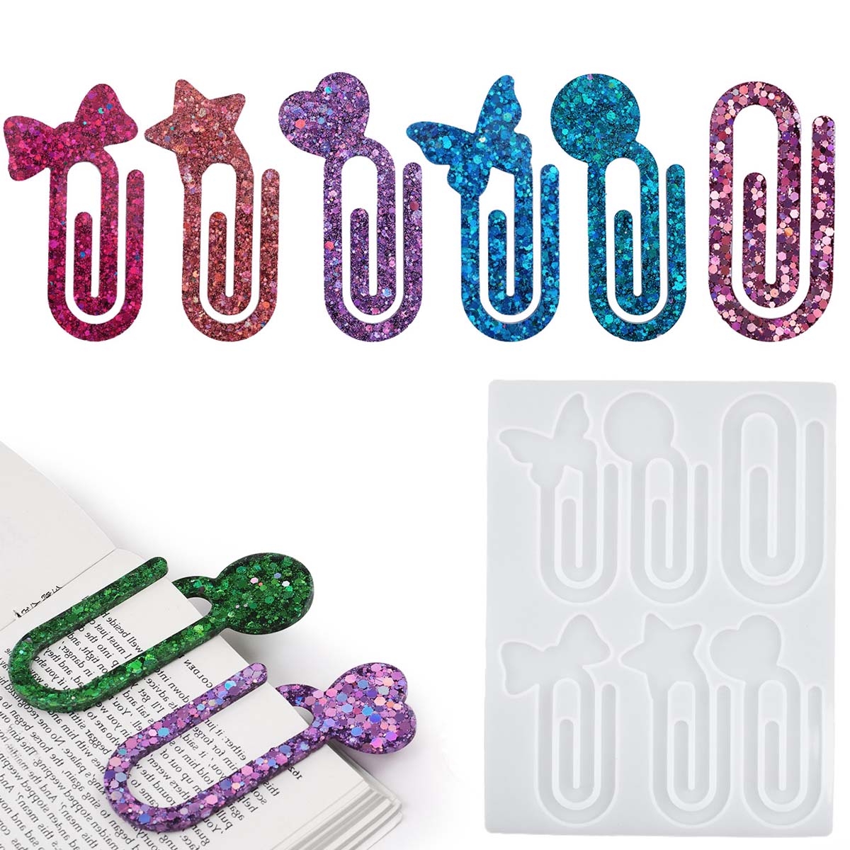 Resin Mold Jewelry - Kristal Epoksi Reçine Kalıp DIY Ataç