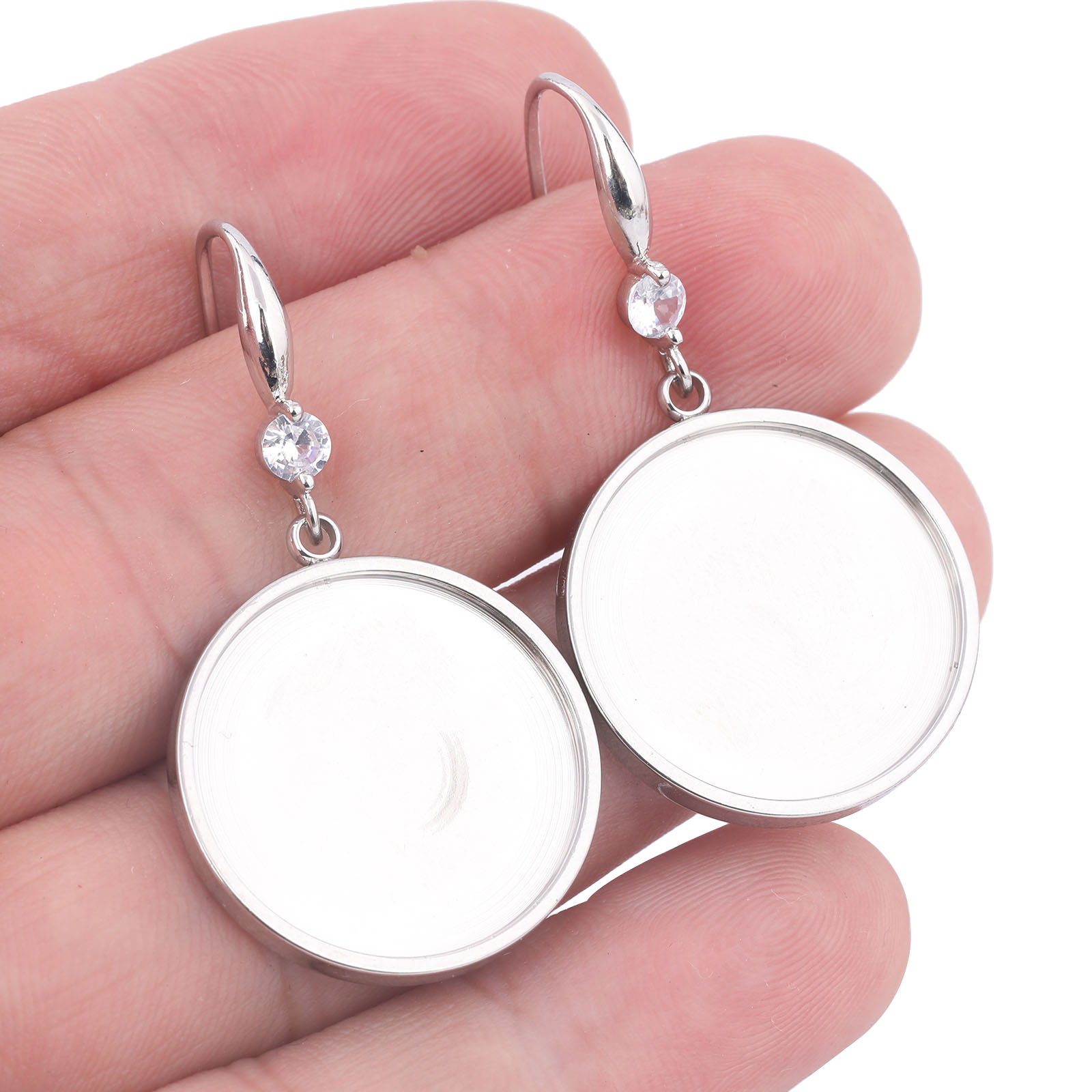 Jewelry Making With Stones - 6 adet Paslanmaz Çelik Fit 20mm