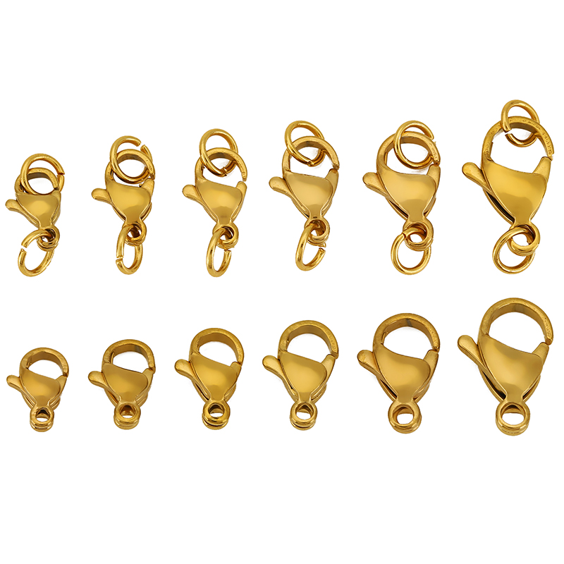Jewelry Making Ring Tool - 20 adet paslanmaz çelik ıstakoz tokaları