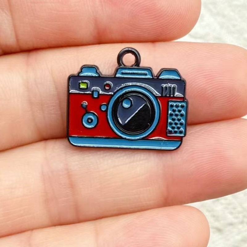 10 adet 17x20mm Emaye Kamera C - Jewelry Making Videos incelemesi ve fiyatı
