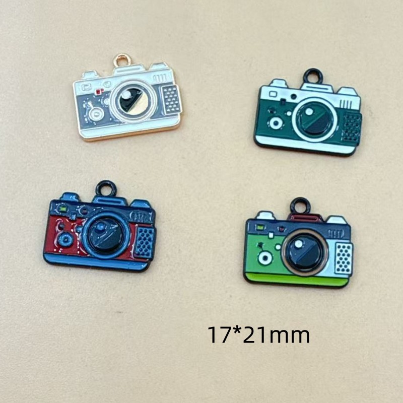 10 adet 17x20mm Emaye Kamera C - Jewelry Making Videos incelemesi ve fiyatı