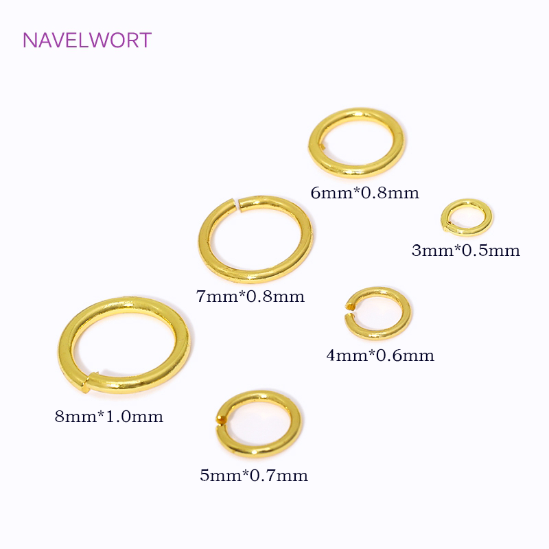 14K/18K altın kaplama bölünmüş - Jewelry Making Closed Jump Rings incelemesi ve fiyatı