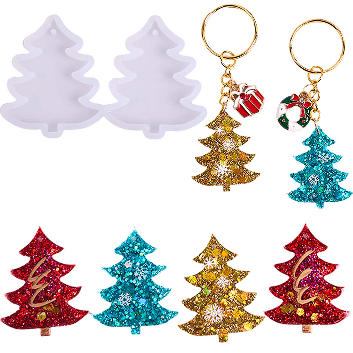 3D Noel Ağacı Kolye Silikon Ka - Resin Mold Jewelry incelemesi ve fiyatı