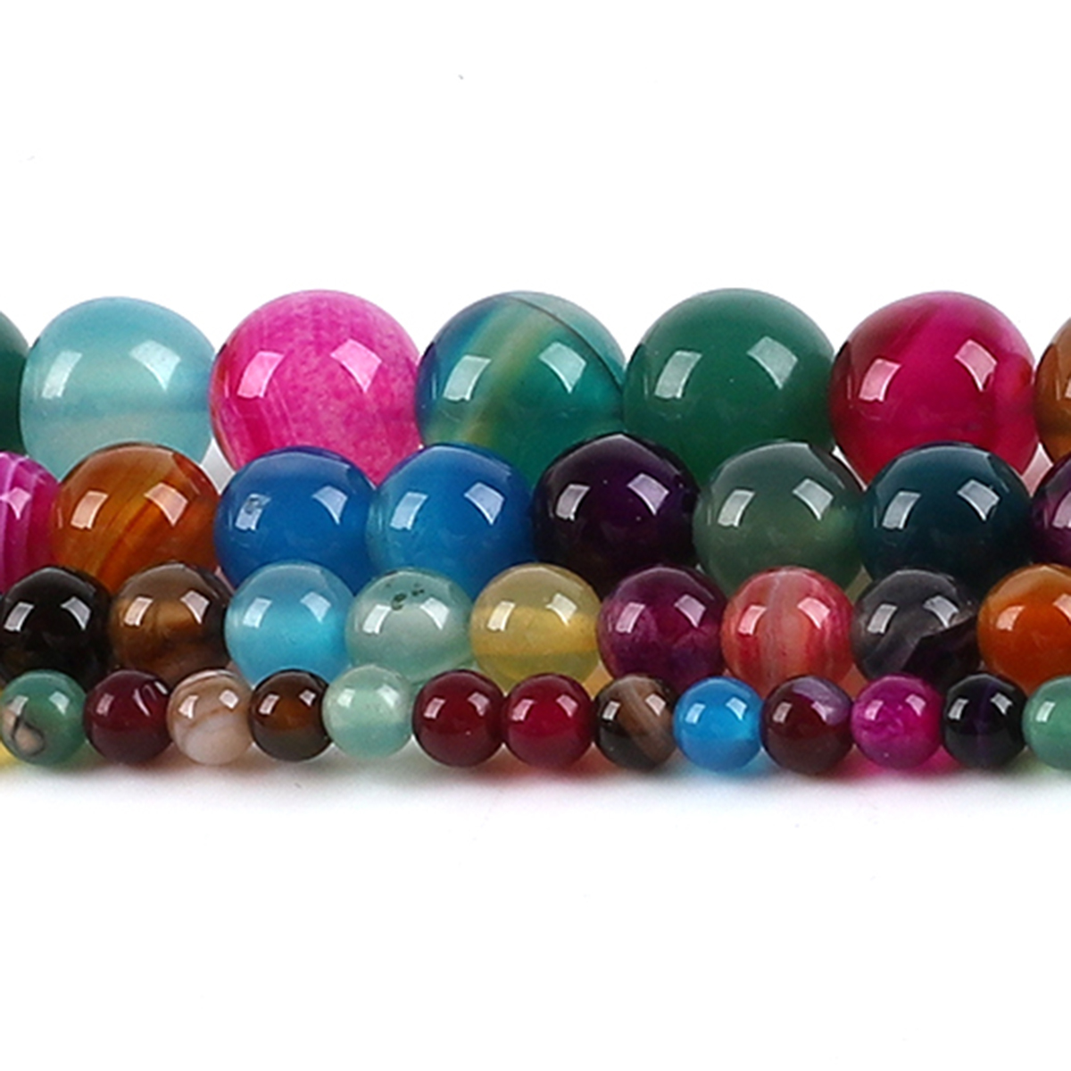 Doğal Akik Taş Boncuklar Renkl - Jewelry Making With Stones incelemesi ve fiyatı