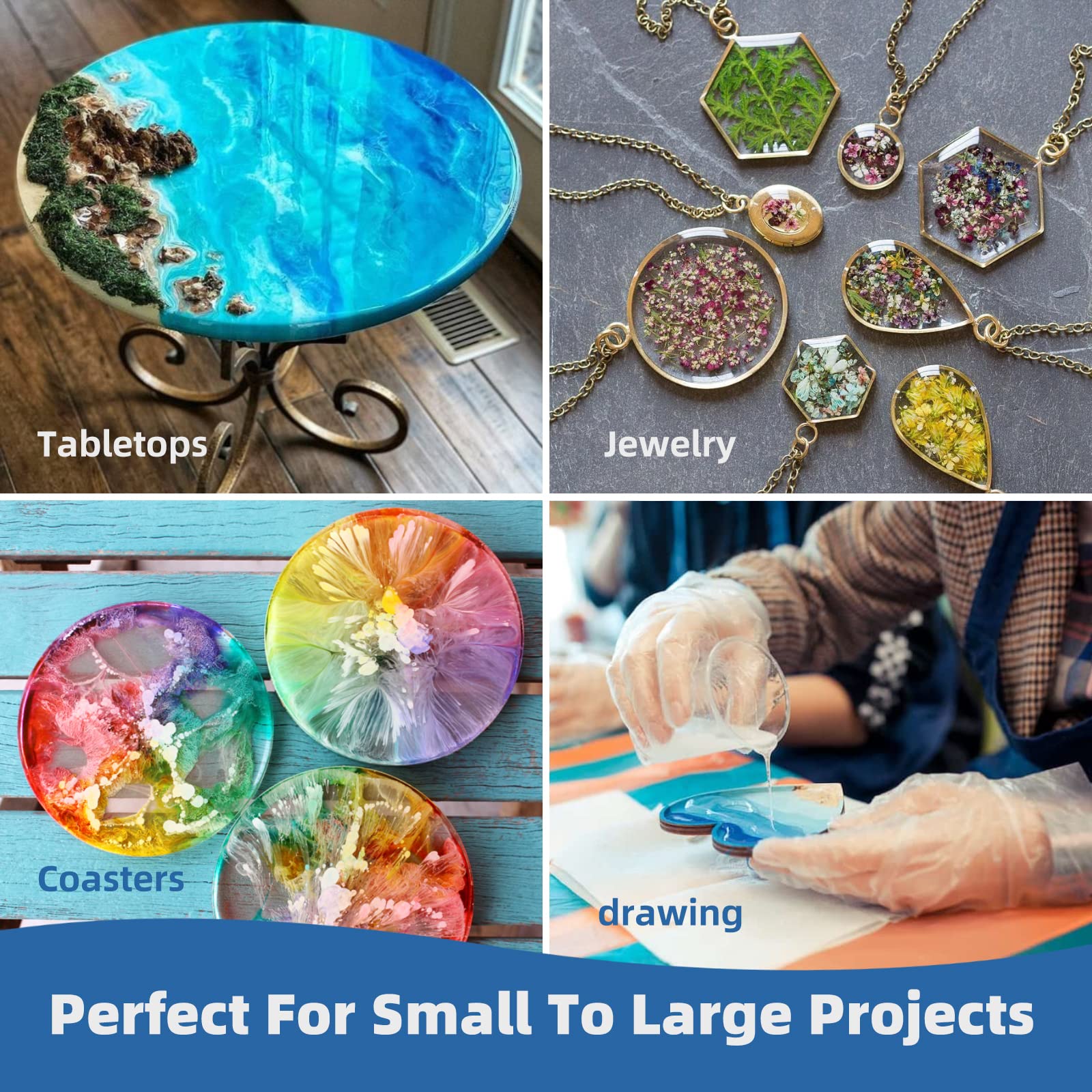 250ml-1000ml Epoksi Reçine Dök - Jewelry Making Tutorial incelemesi ve fiyatı