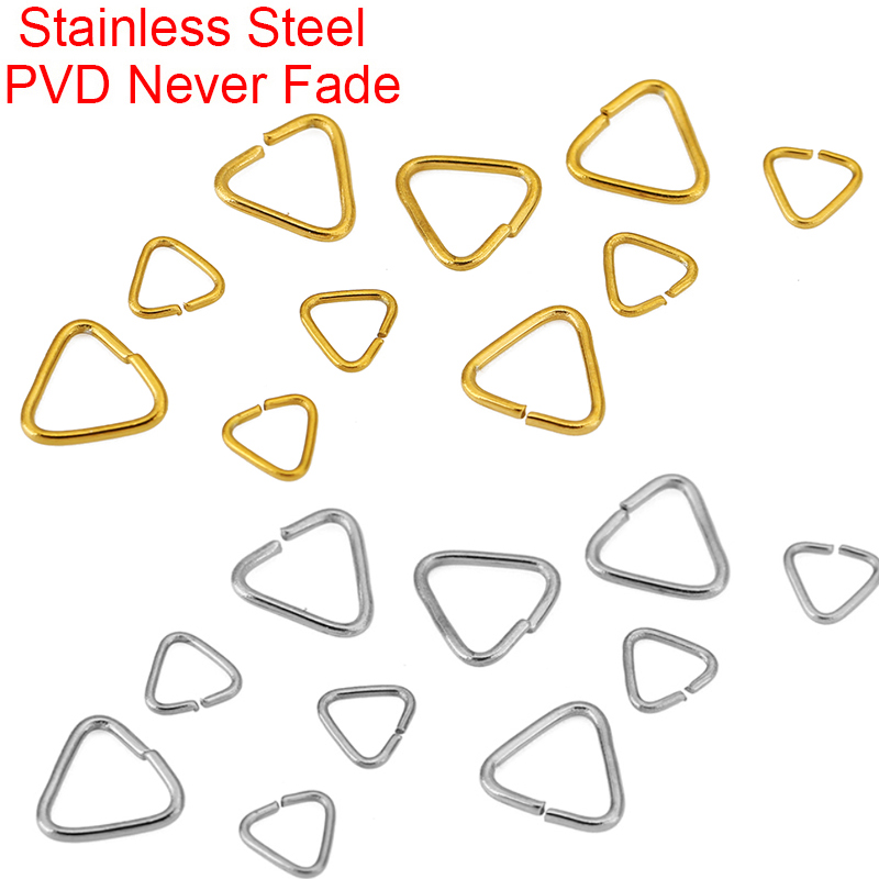 50 adet 5mm 8mm Paslanmaz Çeli - Jewelry Making Closed Jump Rings incelemesi ve fiyatı