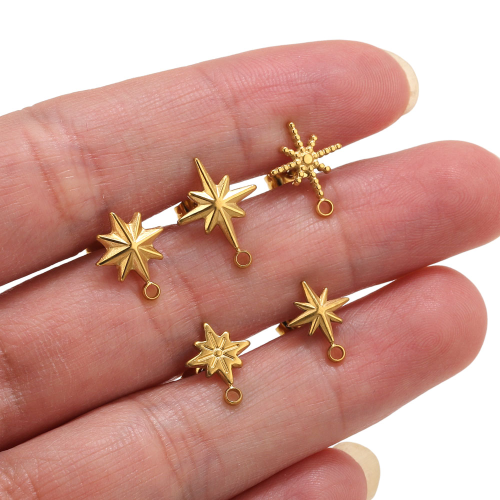 6 adet Paslanmaz Çelik Yıldız  - Jewelry Making Tutorial incelemesi ve fiyatı