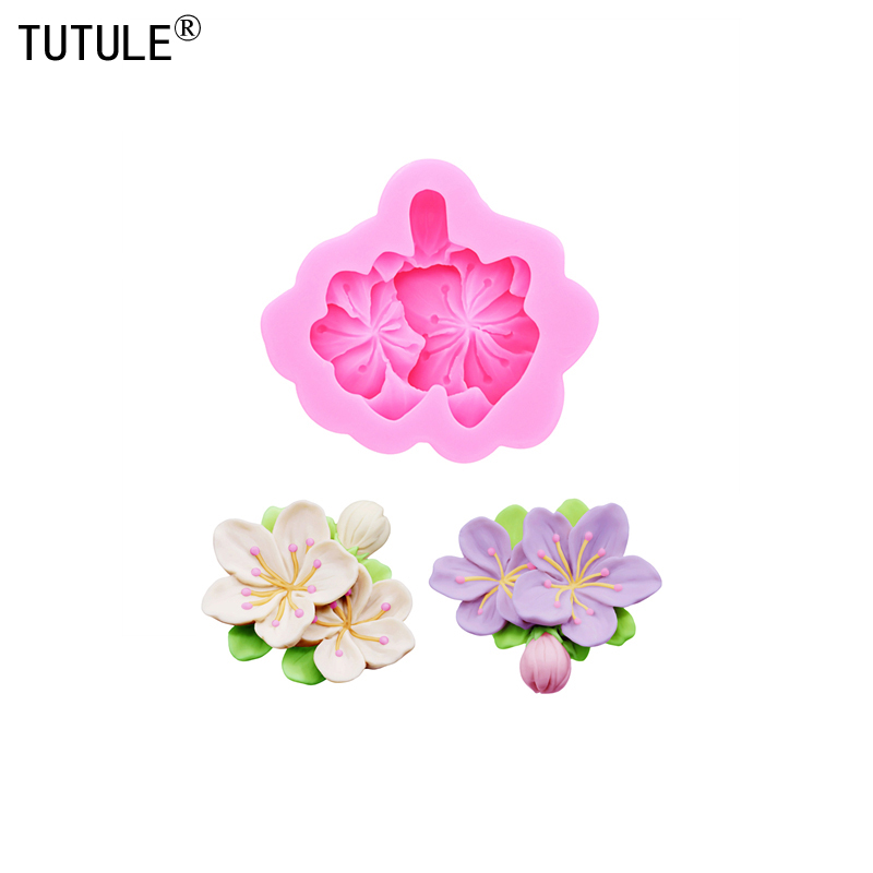 3D Şeftali Çiçeği Reçine Kil T - Resin Mold Jewelry incelemesi ve fiyatı