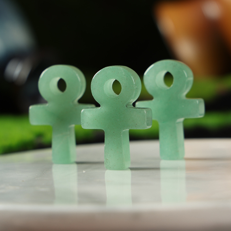 Yeşil Aventurin Ankh Çapraz Ko - Jewelry Making Michaels incelemesi ve fiyatı