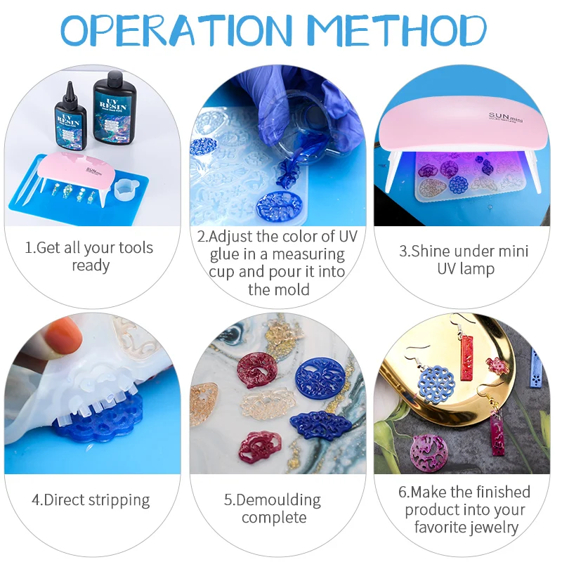 100g/250g Şeffaf UV Reçine Ser - Resin Mold Jewelry incelemesi ve fiyatı