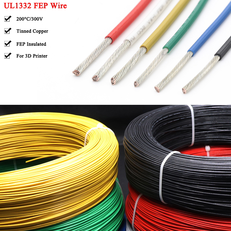 2/5/10 m UL1332 PTFE Tel Yükse - Wire 22 Gauge Copper incelemesi ve fiyatı