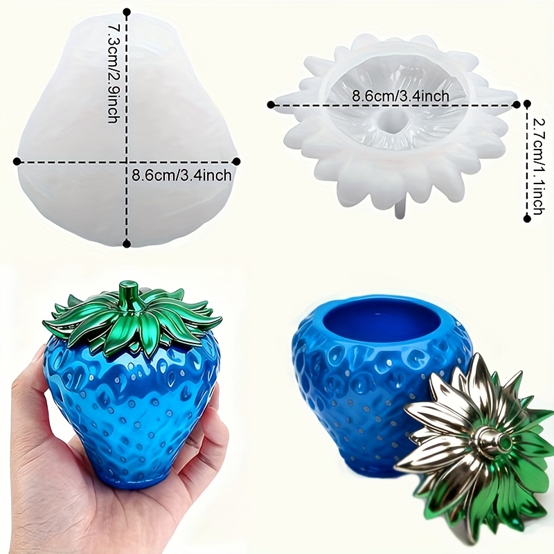 1 Adet Çilek Şeklinde Reçine K - Resin Mold Jewelry incelemesi ve fiyatı
