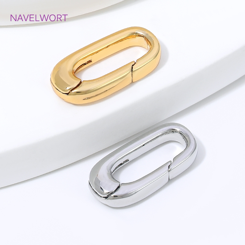 1/2/4 adet 18K altın kaplama O - Jewelry Making Brass incelemesi ve fiyatı