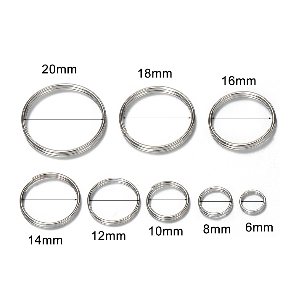 50 adet 6/8/10/12/14/16/18/20m - Jewelry Making Closed Jump Rings incelemesi ve fiyatı