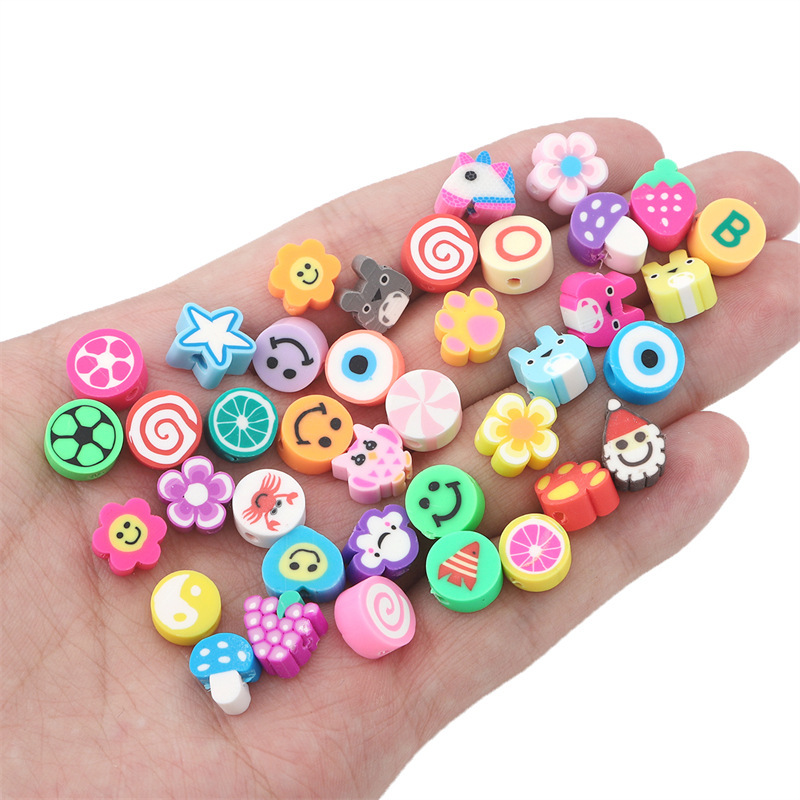 100 adet rastgele stil polimer - Jewelry Making In Clay incelemesi ve fiyatı