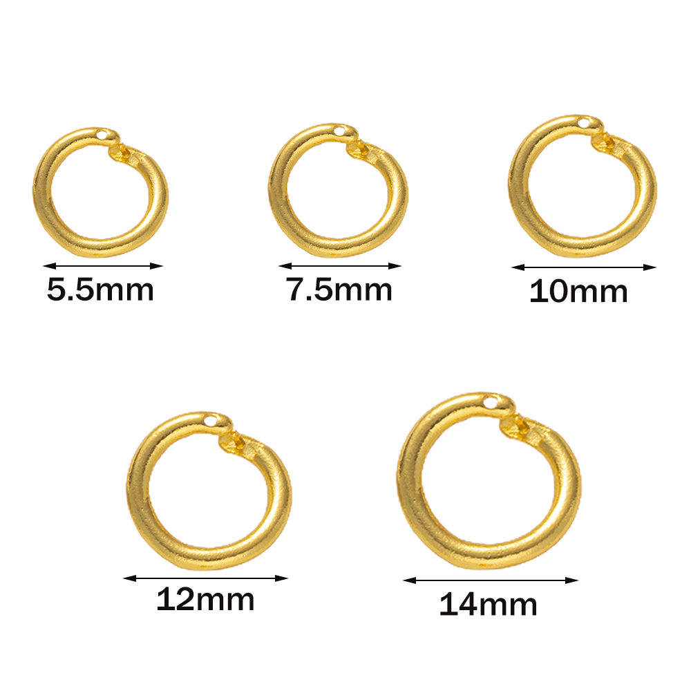 10 adet 18 K Altın Kaplama Pir - Jewelry Making Closed Jump Rings incelemesi ve fiyatı