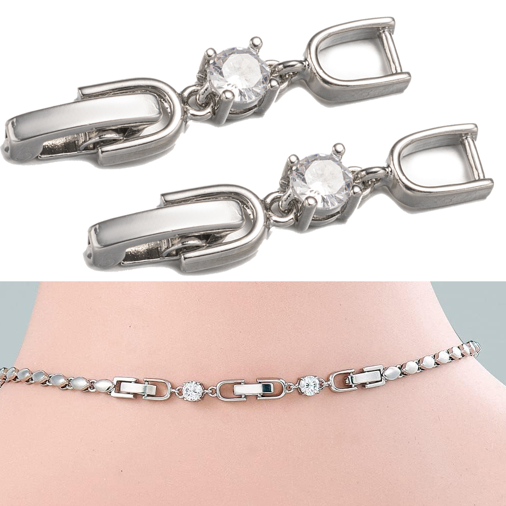 5 adet Beyaz Altın Kaplama Kri - Jewelry Making Kits incelemesi ve fiyatı