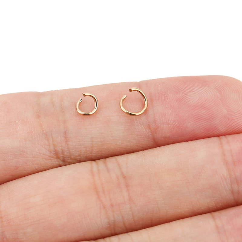 100 adet Gül Altın Kaplama Pas - Jewelry Making Closed Jump Rings incelemesi ve fiyatı