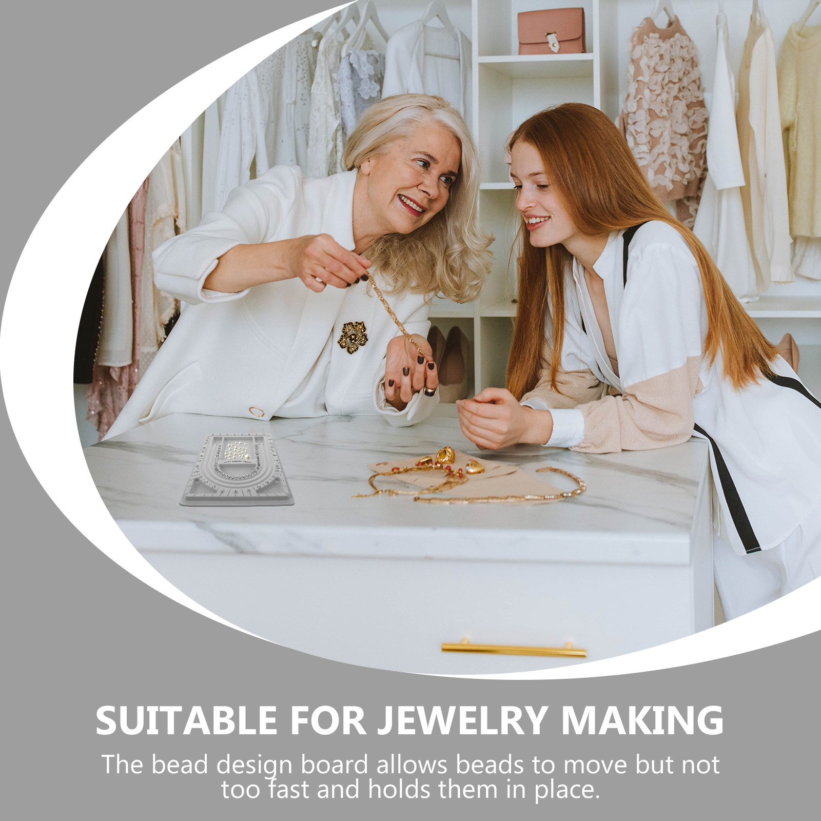 2 adet boncuk tasarım panosu t - Jewelry Making Tray incelemesi ve fiyatı