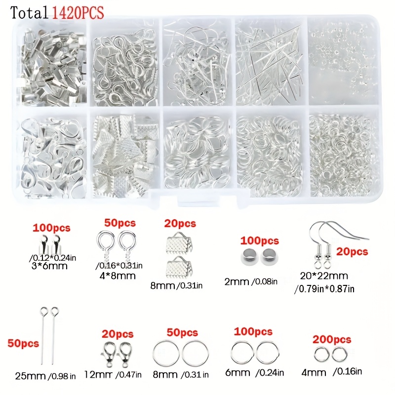 1420 adet 1 kutu Takı Bulgular - Jewelry Making Ring Tool incelemesi ve fiyatı